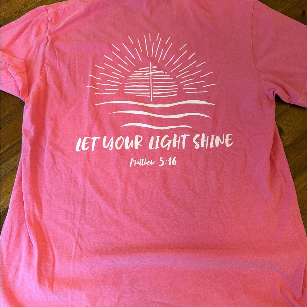Comfort Colors Vibrant Pink Tee